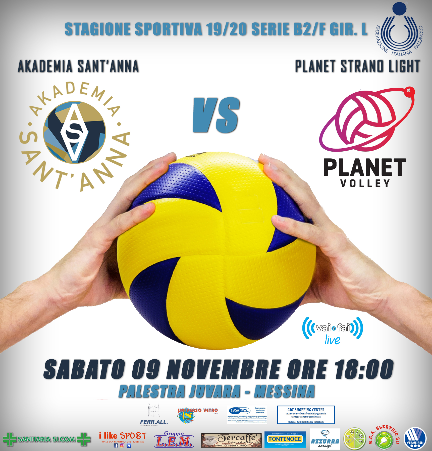 MATCH PLANET VOLLEY IN CASA