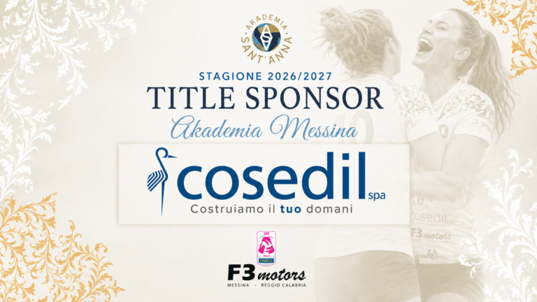 Cosedil S.p.A. nuovo Title Sponsor di Akademia Sant’Anna. Insieme per “costruire il domani”